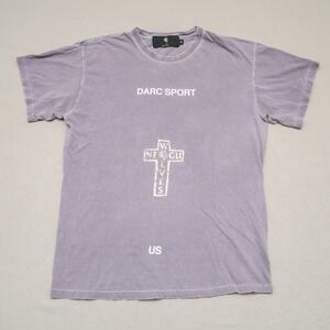 Darc Sport Shirt Limited Edition Cross Graphic Wolves NFGU Faded Purple Adult M